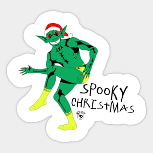 Spooky Christmas Fella! Sticker